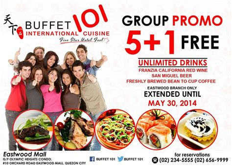 buffet 101 promo voucher.